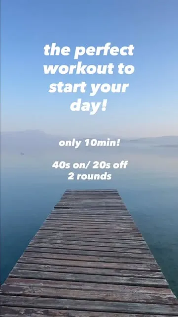 Das perfekte Training um deinen Tag zu starten